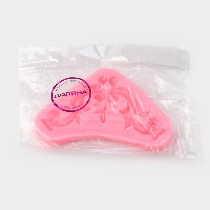 Молд Доляна «Лепнина», силикон, 10,5×6×1 см, цвет розовый Молд Доляна «Лепнина», силикон, 10,5×6×1 см, цвет розовый