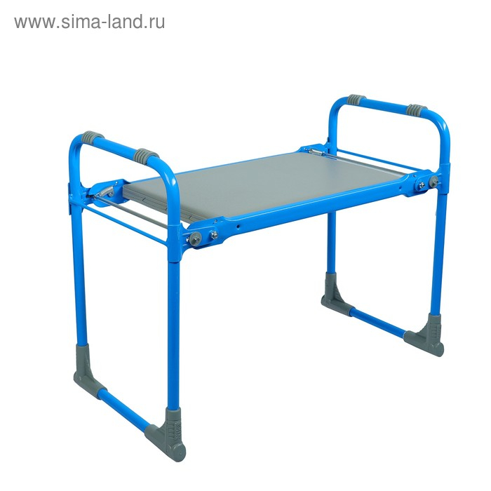 Скамейка-перевёртыш садовая Nika, складная, 56х30х42.5 см, голубая, нагрузка до 100кг Скамейка-перевёртыш садовая Nika, складная, 56х30х42.5 см, голубая, нагрузка до 100кг