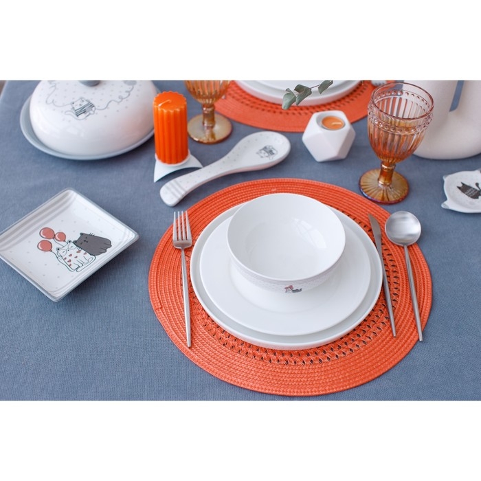 Столовые приборы из нержавеющей стали Magistro «Фолк», 4 предмета, цвет серебряный