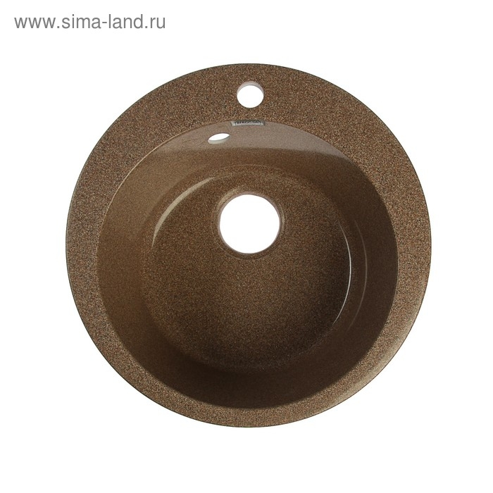 Мойка кухонная из камня MARRBAXX Виктори Z30Q9, d=475мм, терракотовая Мойка кухонная из камня MARRBAXX Виктори Z30Q9, d=475мм, терракотовая