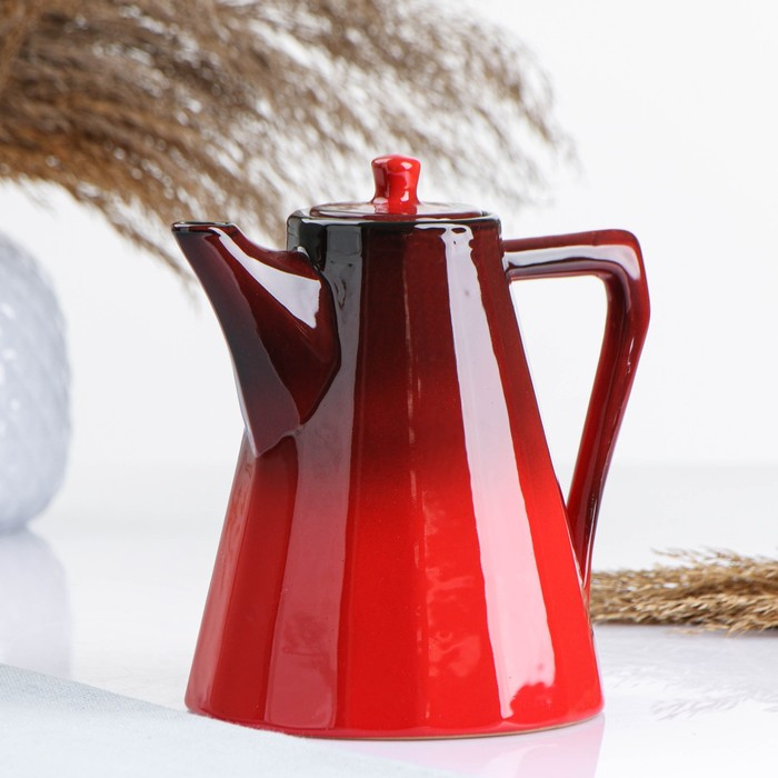 Кофейник  Кофейник "Ностальгия" 0,7л / 12х16см, красный