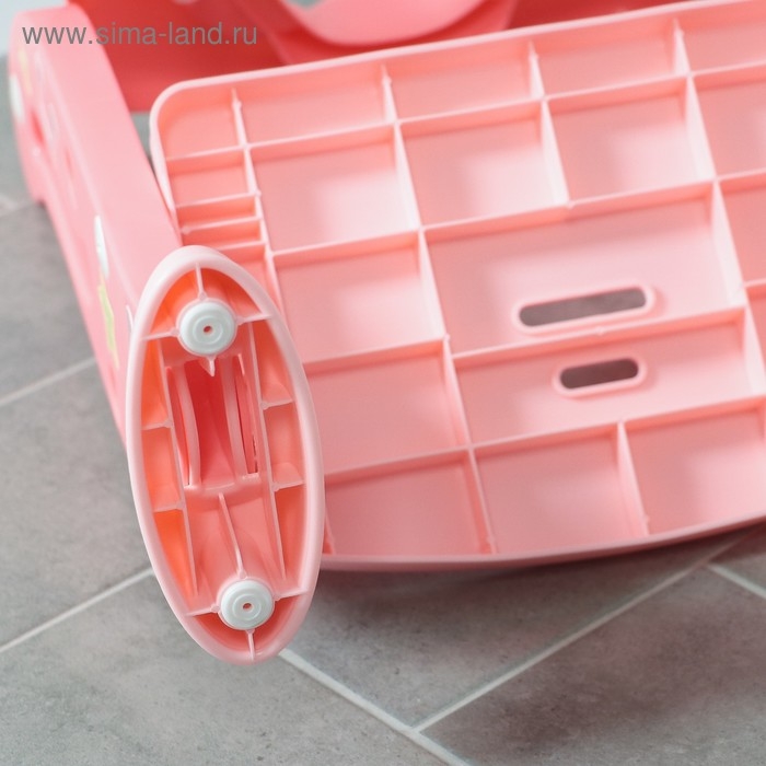 Детская накладка - сиденье на унитаз «Нотки», с мягким сиденьем, цвет розовый Детская накладка - сиденье на унитаз «Нотки», с мягким сиденьем, цвет розовый