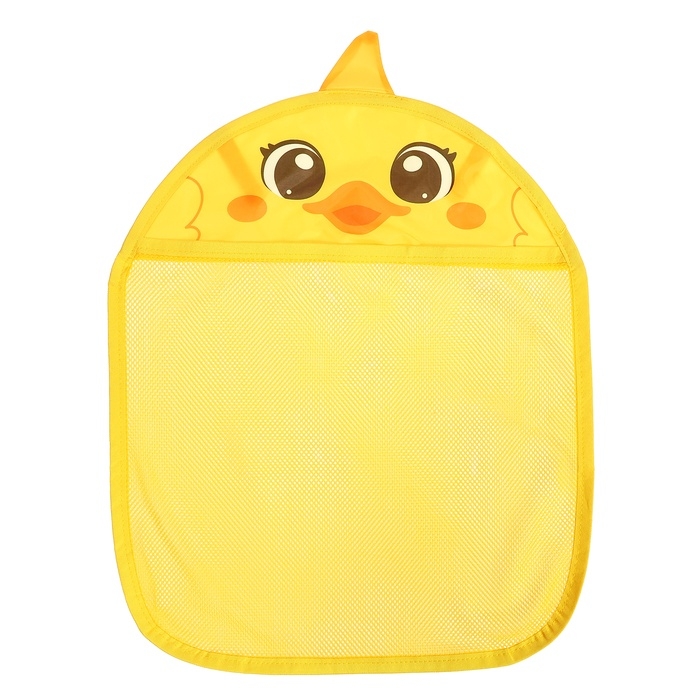 Сетка - органайзер «Утёнок», для хранения игрушек в ванной, на присосках Сетка - органайзер «Утёнок», для хранения игрушек в ванной, на присосках