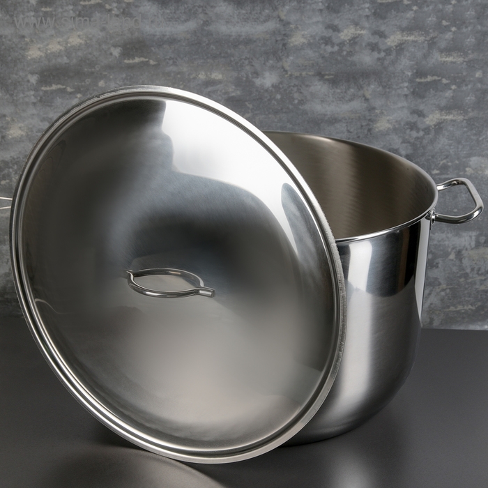 Кастрюля цельнотянутая, 45 л, d=45 см Кастрюля цельнотянутая, 45 л, d=45 см