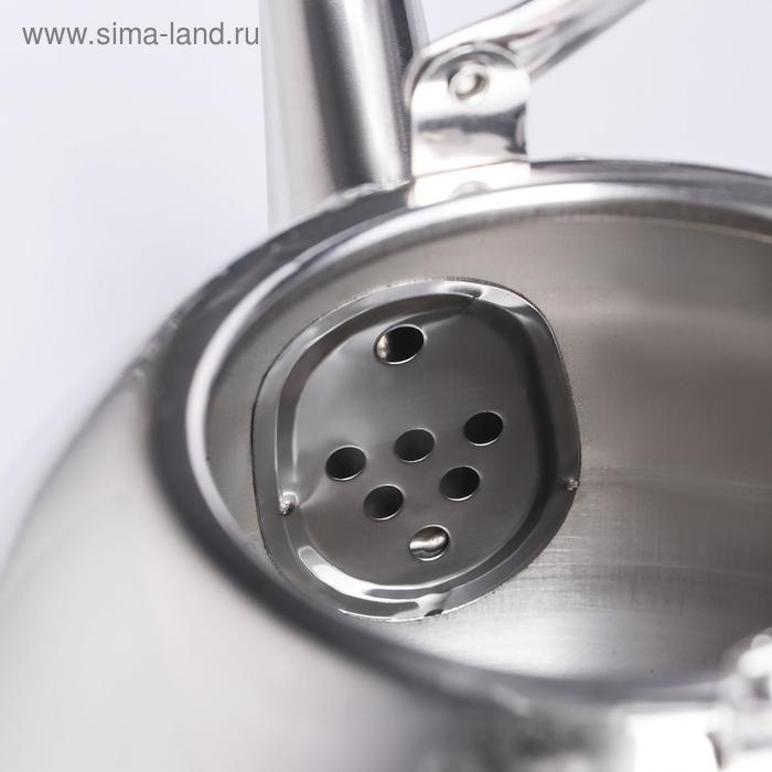 Чайник для плиты из нержавеющей стали Orchid, 2 л, цвет серебряный Чайник для плиты из нержавеющей стали Orchid, 2 л, цвет серебряный