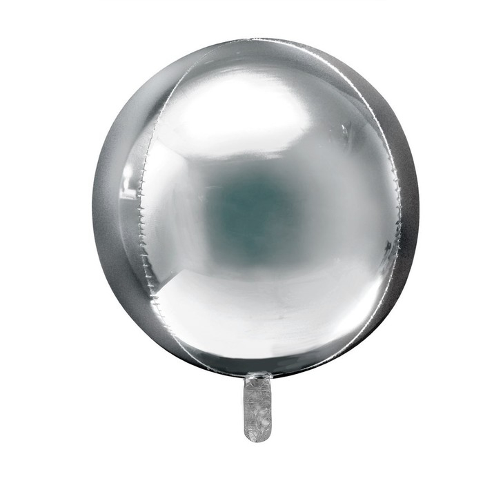 Шар фольгированный 32" &laquo;Сфера&raquo;, цвет серебряный