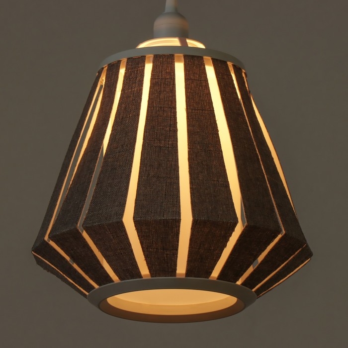 Светильник BayerLux "Десси" Е27 15Вт серый 29х29х25-125 см