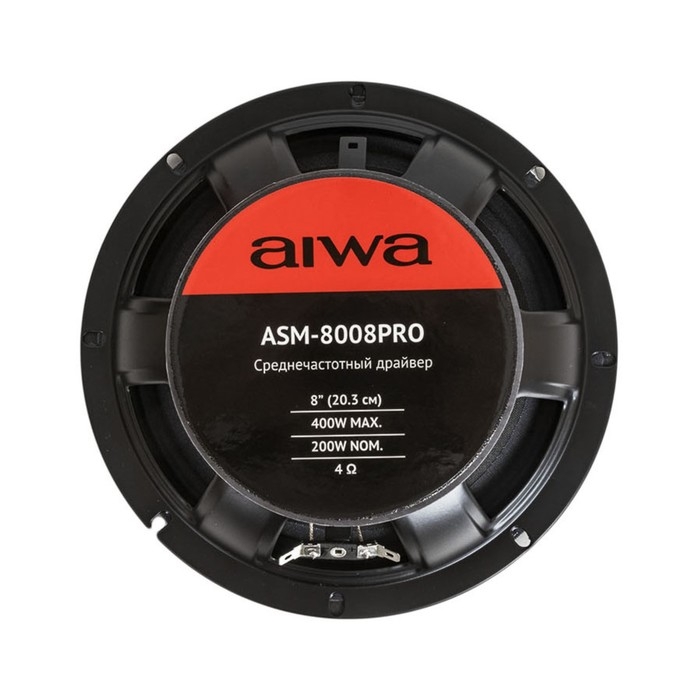 Акустическая система AIWA ASM-8008PRO, d=20,3 см, 400 Вт, набор 2 шт Акустическая система AIWA ASM-8008PRO, d=20,3 см, 400 Вт, набор 2 шт