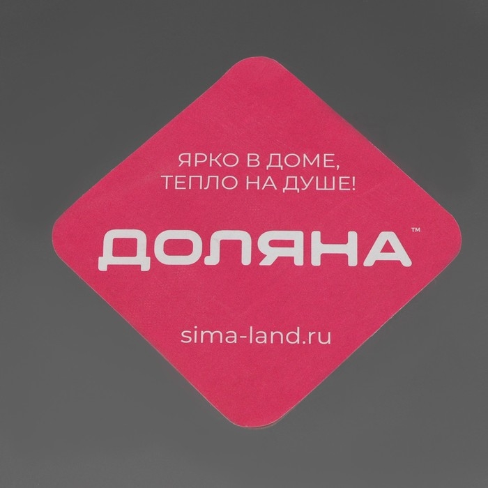 Поднос овальный из нержавеющей стали Доляна, 30×20 см, цвет серебряный