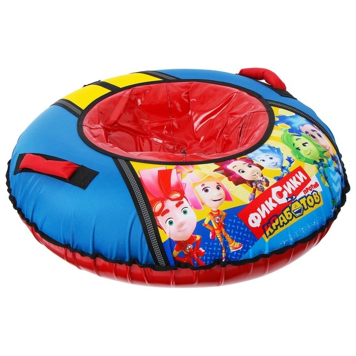 Тюбинг-ватрушка «Фиксики», ТБ1-90, диаметр чехла 95 см, тент/оксфорд Тюбинг-ватрушка «Фиксики», ТБ1-90, диаметр чехла 95 см, тент/оксфорд