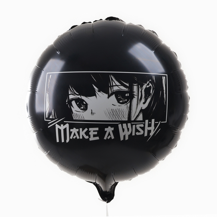 Воздушный шар фольгированный 18 Воздушный шар фольгированный 18" "Аниме. Загадай желание", круг, с подложкой