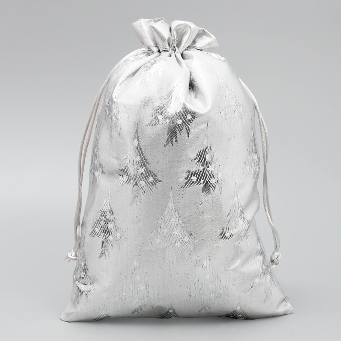 Мешочек подарочный парча «С Новым Счастьем», 20 х 30 см +/- 1.5 см, Новый год Мешочек подарочный парча «С Новым Счастьем», 20 х 30 см +/- 1.5 см, Новый год