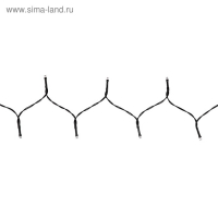 НИТЬ уличная на солн. бат. Uniel, "Milkyway", 5 м, IP44, 50 LED, 1 реж, МУЛЬТИ