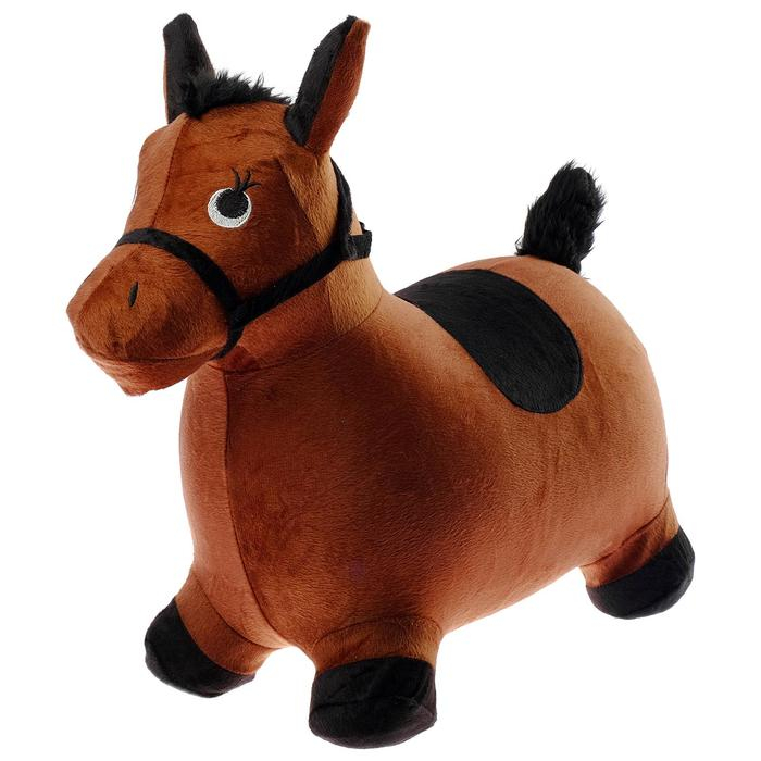 Попрыгун ZABIAKA «Лошадка», текстильная отделка, h=50 см, 1400 г, цвет МИКС Попрыгун ZABIAKA «Лошадка», текстильная отделка, h=50 см, 1400 г, цвет МИКС