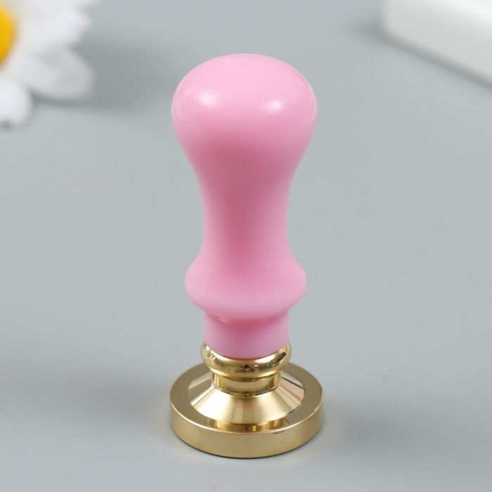 Печать для сургуча с пластиковой ручкой "Снежинки" 2,5х2,5 см