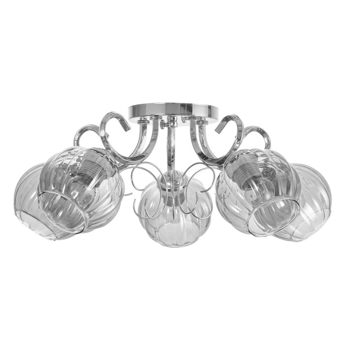 Люстра Люстра "Эшли" 5х40Вт Е27 Хром 55х55х20см