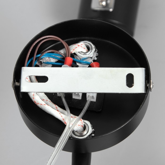 Люстра Люстра "Рондор" 3хЕ14 40Вт черный 43х43х17 см