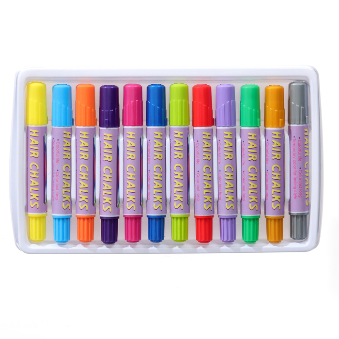 Набор мелков-карандашей для волос, 12 шт. Набор мелков-карандашей для волос, 12 шт.