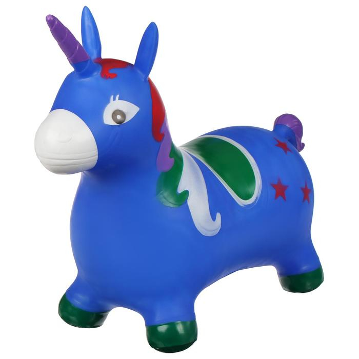 Попрыгун ZABIAKA «Единорог», 58х26х52 см, 1300 г, цвет МИКС Попрыгун ZABIAKA «Единорог», 58х26х52 см, 1300 г, цвет МИКС