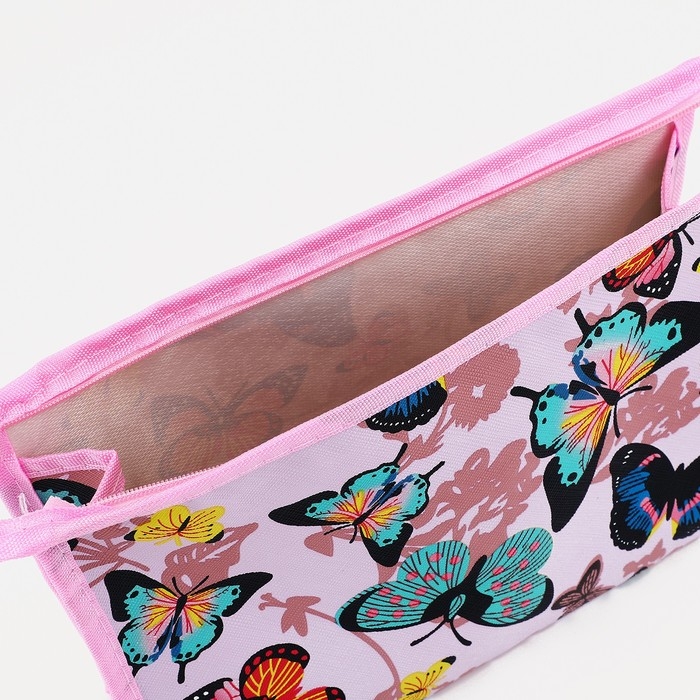 Косметичка на молнии, цвет розовый Косметичка на молнии, цвет розовый