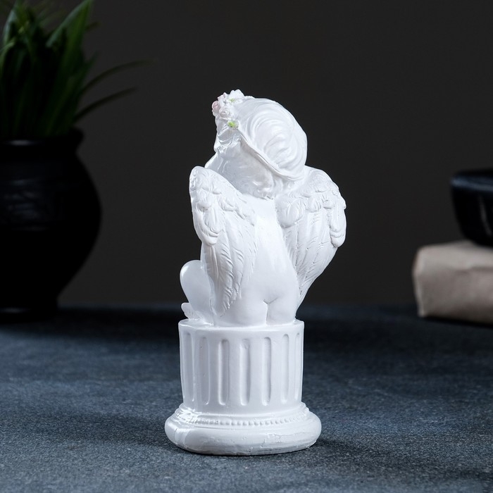 Фигура  Фигура "Ангелочек на подставке" 5х5х15см