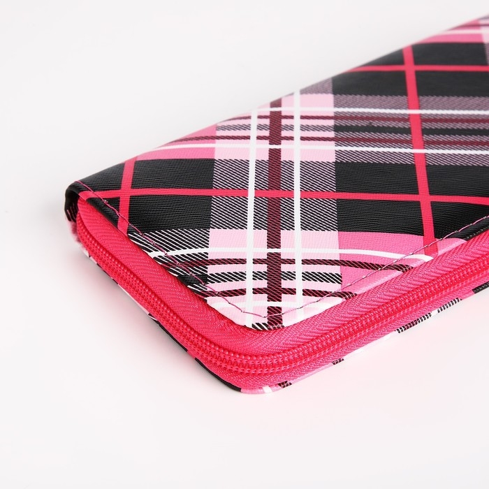 Кошелёк женский на молнии, цвет розовый Кошелёк женский на молнии, цвет розовый