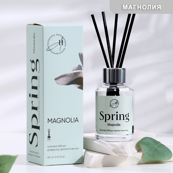 Диффузор ароматический, Диффузор ароматический, "Magnolia", магнолия, 60 мл