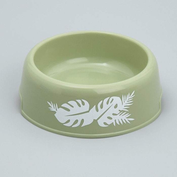 Миска пластиковая «Тропики», 250 мл, оливковая Миска пластиковая «Тропики», 250 мл, оливковая