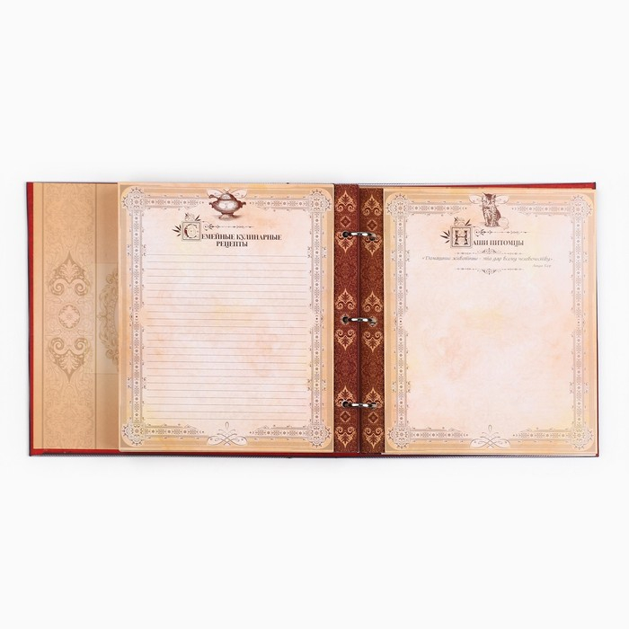 Родословная книга с рамкой под фото «Семейная книга», 50 листов, 21,5 х 23,7 см. Родословная книга с рамкой под фото «Семейная книга», 50 листов, 21,5 х 23,7 см.