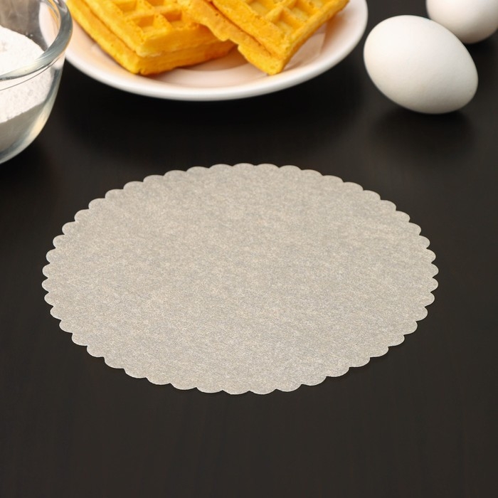 Подложка подпергамент «Ромашка», d=18 cм, набор 300 шт Подложка подпергамент «Ромашка», d=18 cм, набор 300 шт