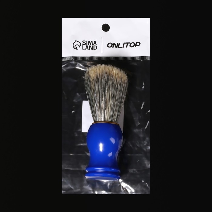 Помазок для бритья, пластиковый, цвет МИКС Помазок для бритья, пластиковый, цвет МИКС