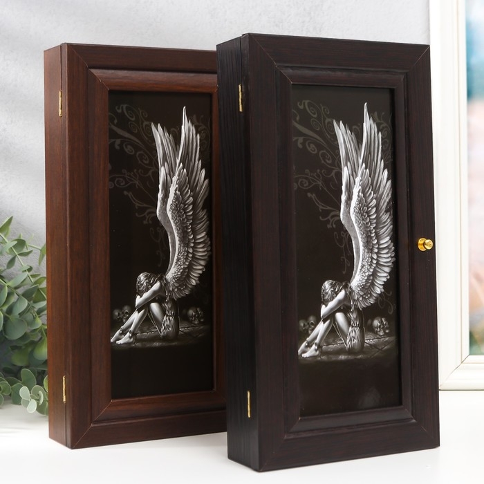 Ключница Ключница "Ангел" 16х31 см венге МИКС