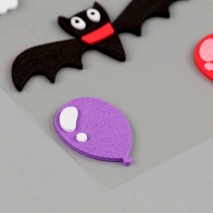 Набор наклеек из EVA  Набор наклеек из EVA "Ужастики", 16 шт