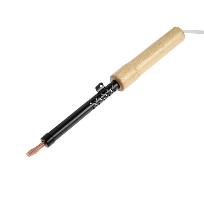 Паяльник REXANT ПД 12-0265, 220 В, 65 Вт, деревянная рукоятка, ЭПСН, 450 °С Паяльник REXANT ПД 12-0265, 220 В, 65 Вт, деревянная рукоятка, ЭПСН, 450 °С