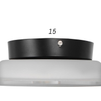 Люстра с ПДУ 1196/1 LED 52Вт 3000-6000К диммер белый-прозрачный 50х50х8 см BayerLux