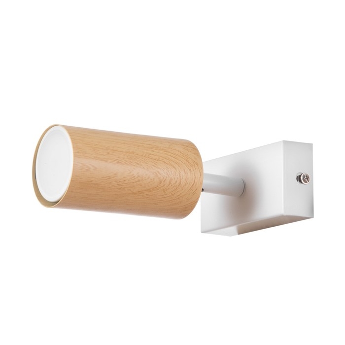 Спот Спот "Идиго" 1x25Вт GU10 Белый, дерево 10х17х16см