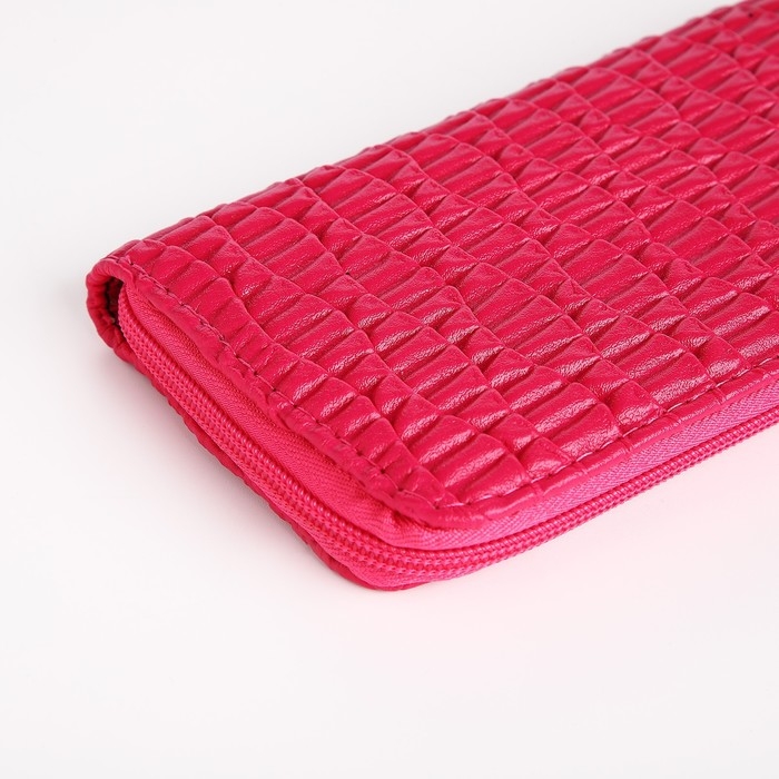 Кошелёк женский на молнии, цвет фуксия Кошелёк женский на молнии, цвет фуксия