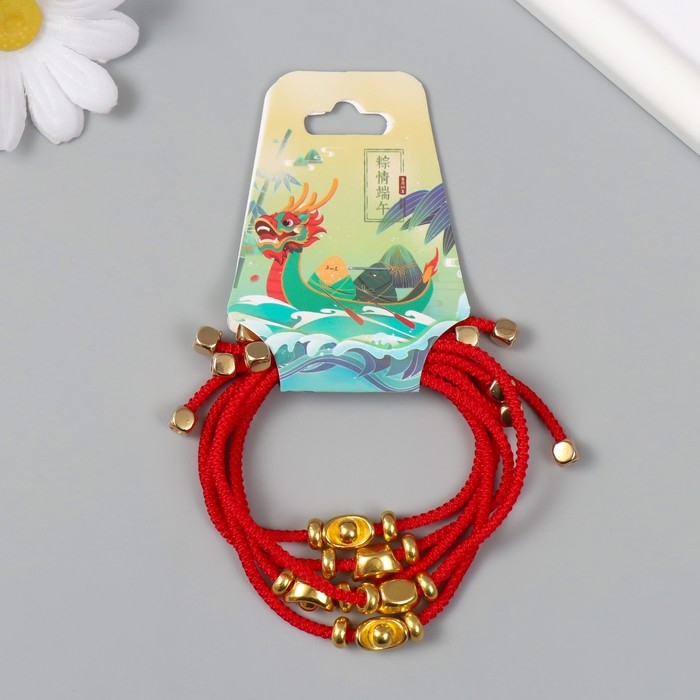 Браслет фен-шуй Браслет фен-шуй "Золотой слиток Ямб" регулируемая длина