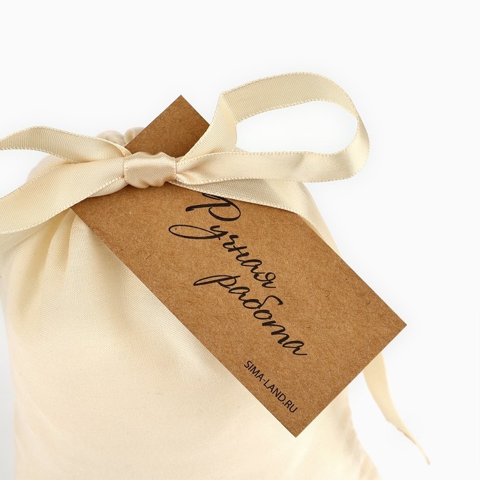 Мешок из хлопка «Ручная работа», 20 × 30 см Мешок из хлопка «Ручная работа», 20 × 30 см