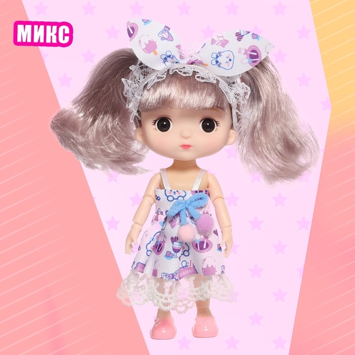 Кукла шарнирная «Цветочная полянка», МИКС Кукла шарнирная «Цветочная полянка», МИКС