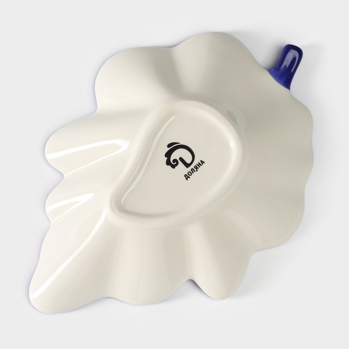 Блюдо сервировочное Доляна «Емеля», 21×15×4,5 см, цвет белый