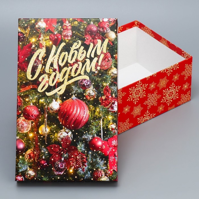 Набор подарочных коробок 10 в 1 «Елочные игрушки», 12 х 7 х 4 - 32.5 х 20 х 12.5 см, Новый год Набор подарочных коробок 10 в 1 «Елочные игрушки», 12 х 7 х 4 - 32.5 х 20 х 12.5 см, Новый год