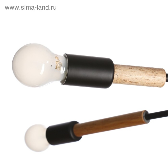 Люстра "Этингер" 6х40Вт E27 черный 94х94х50 см BayerLux