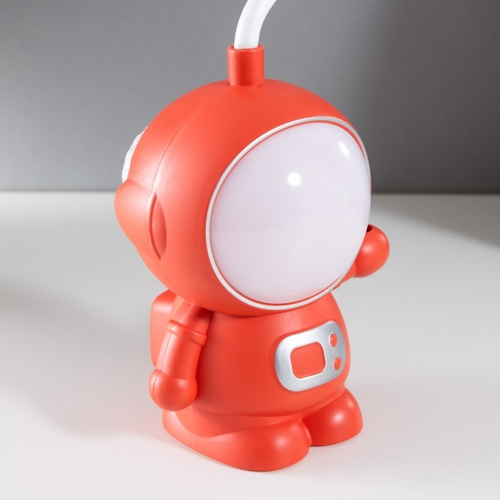 Настольная лампа "Астронавт" МИКС LED 3Вт USB АКБ 9х7х21 см RISALUX