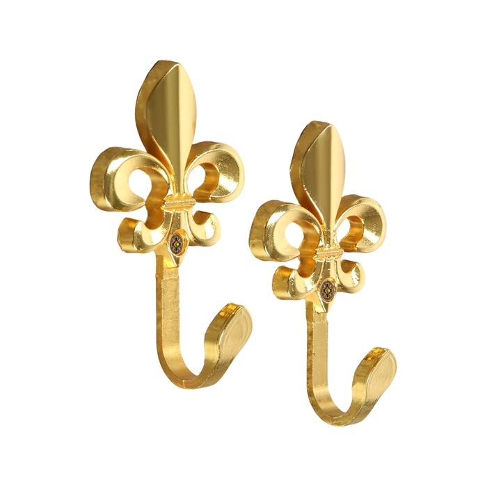 Крючок однорожковый для штор CAPPIO KC113, цвет золото, 2 шт Крючок однорожковый для штор CAPPIO KC113, цвет золото, 2 шт