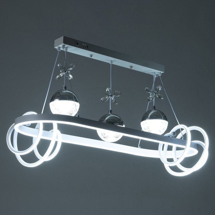 Светильник с ПДУ Светильник с ПДУ "Фиора" LED 120Вт 3000-6000К белый 62х33х15-115 см