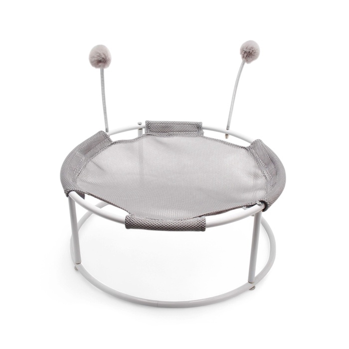 Гамак для животных с дразнилками, 45*45*20 см, вес до 20 кг, серый Гамак для животных с дразнилками, 45*45*20 см, вес до 20 кг, серый