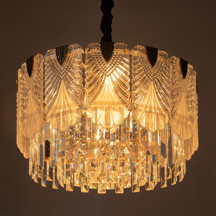 Люстра Люстра "Молси" 6хЕ14 золото 50х50х28 см BayerLux