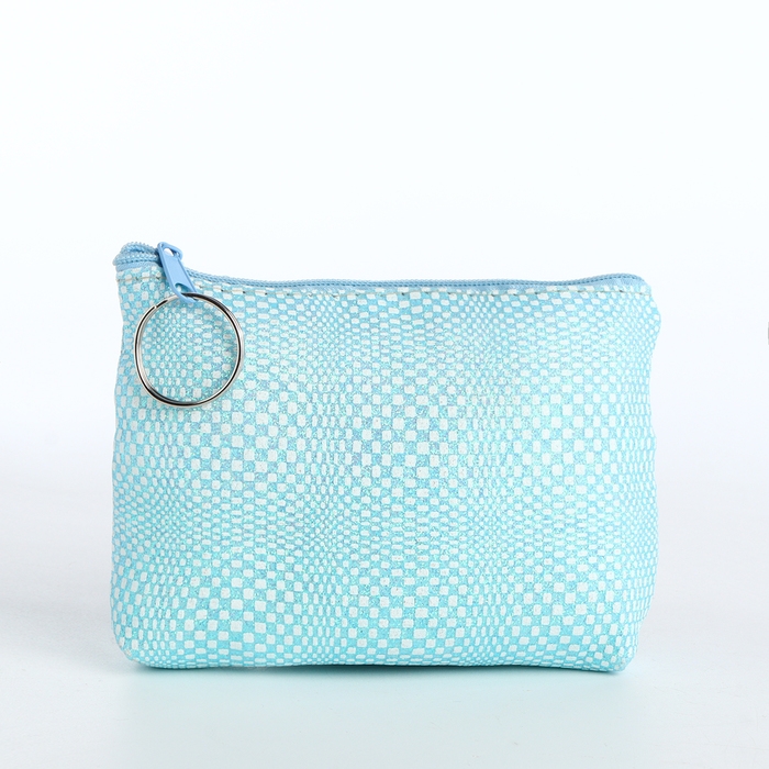 Кошелёк женский на молнии, цвет голубой Кошелёк женский на молнии, цвет голубой