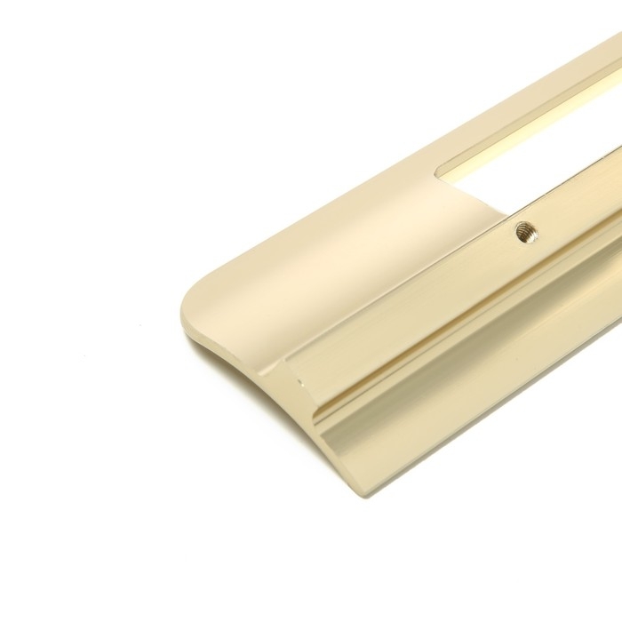 Ручка скоба мебельная RS1402, м/о=192, цвет сатиновое золото Ручка скоба мебельная RS1402, м/о=192, цвет сатиновое золото